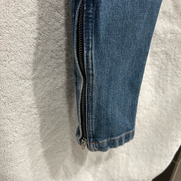 TomWood -TOM WOOD WOMEN’s Distressed Patch Jeans European Jeans Oslo Norway - Picture 6 of 12